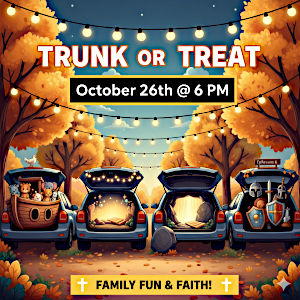 Trunk or Treat - October 26th @ 6PM